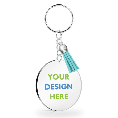 Round Transparent Key Ring Custom Printed Personalised Gift Buy Online South Africa