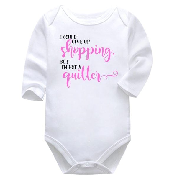 Shopping Not a Quitter | Shopping | Baby Vest Bodysuit Onesie |  Kids T-Shirt | Adult T-Shirt
