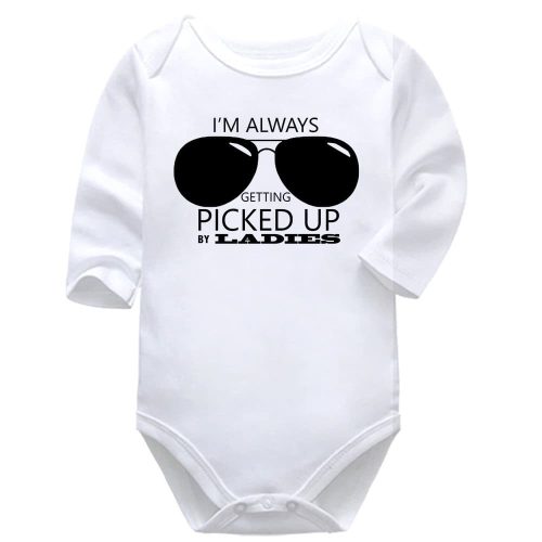 I'm Always Getting Picked Up By Ladies | Baby Vest Bodysuit Onesie