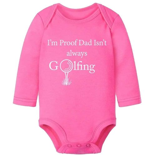 I'm Proof Dad Isn't Always Golfing | Golf | Baby Vest Bodysuit Onesie
