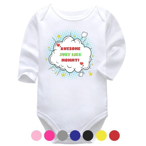 Awesome Just Like Mommy | Mother's Day Vest | Superhero | Baby Vest Bodysuit Onesie | Kids T-Shirt
