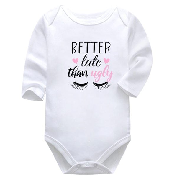 Better Late Than Ugly | Make-up | Baby Vest Bodysuit Onesie |  Kids T-Shirt | Adult T-Shirt