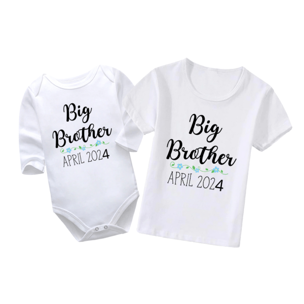 Big Brother | Pregnancy Vest | Pregnancy Announcement | Baby Vest Bodysuit Onesie