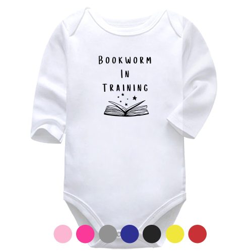 Bookworm In Training | Book Vest | Bookworm | Baby Vest Bodysuit Onesie | Kids T-Shirt