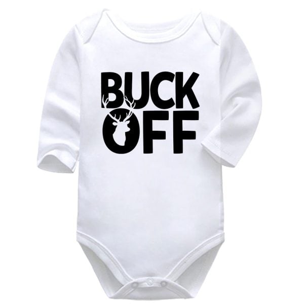 Buck Off | Hunting | Baby Vest Bodysuit Onesie |  Kids T-Shirt | Adult T-Shirt