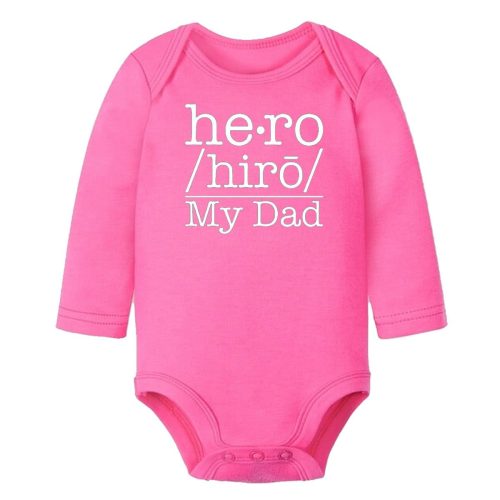 He-Ro | My Dad | Father's Day | Baby Vest Bodysuit Onesie