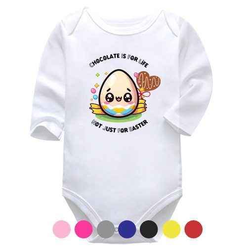 Chocolate Is For Life | Easter Vest | Easter | Baby Vest Bodysuit Onesie | Kids T-Shirt