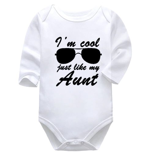 I'm Cool Just Like My Aunt | Aunt | Baby Vest Bodysuit Onesie | Kids T-Shirt