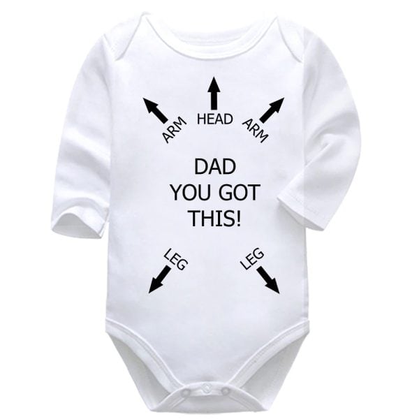 Dad You Got This | Family | Dad | Baby Vest Bodysuit Onesie