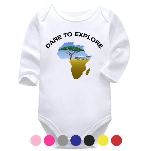 Dare To Explore | Safari | South African Vest | Baby Vest Bodysuit Onesie