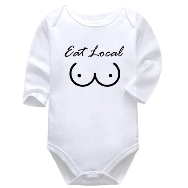 Eat Local | Feeding | Breastfeeding | Baby Vest Bodysuit Onesie