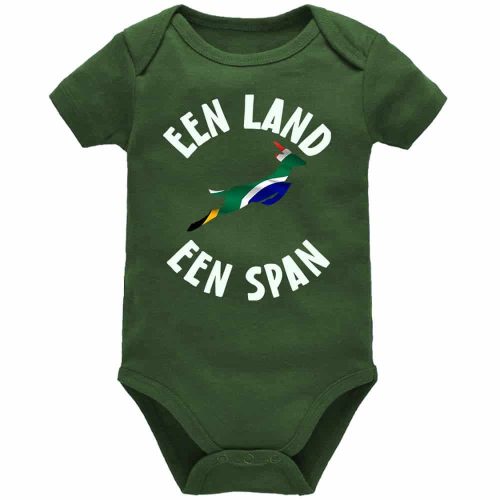 Een Land Een Span | Rugby | Sport Vest| Baby Vest Bodysuit Onesie