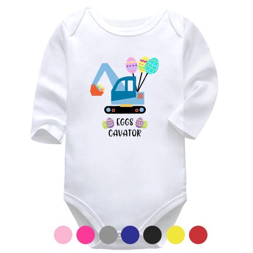 Eggscavator | Easter Vest | Easter | Baby Vest Bodysuit Onesie | Kids T-Shirt