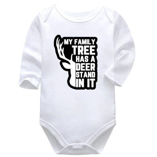 Family Tree Has Deer Stand | Hunting | Baby Vest Bodysuit Onesie |  Kids T-Shirt | Adult T-Shirt