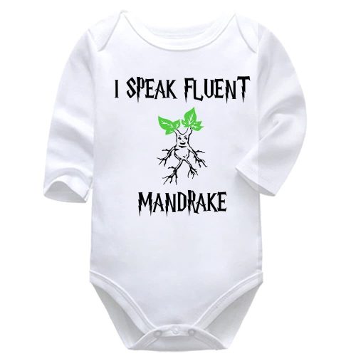I Speak Fluent Mandrake | Harry Potter | Baby Vest Bodysuit Onesie