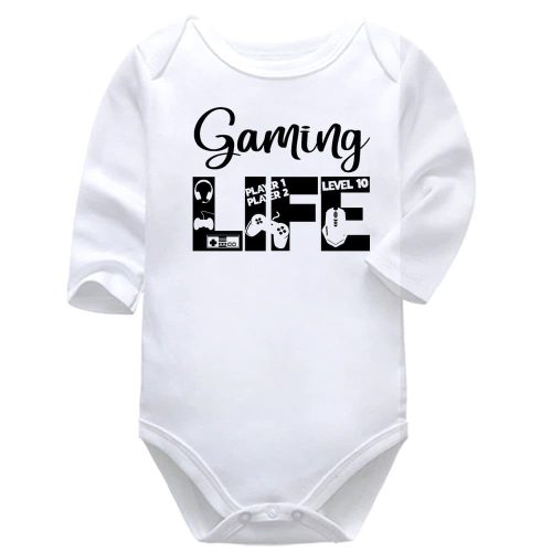 Gaming Life | Gamer | Baby Vest Bodysuit Onesie