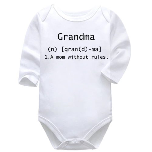 Grandma |  Family | Grandparents | Baby Vest Bodysuit Onesie