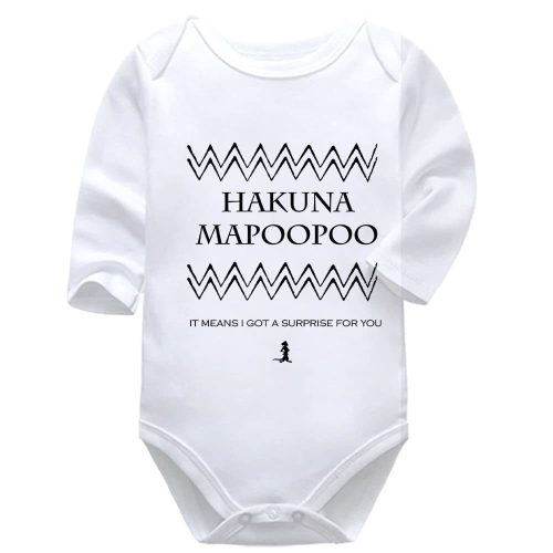 Hakuna Mapoopoo | Nappy | Diaper | Baby Vest Bodysuit Onesie
