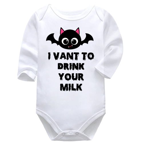 I Vant to Drink Your Milk | Halloween | Baby Vest Bodysuit Onesie