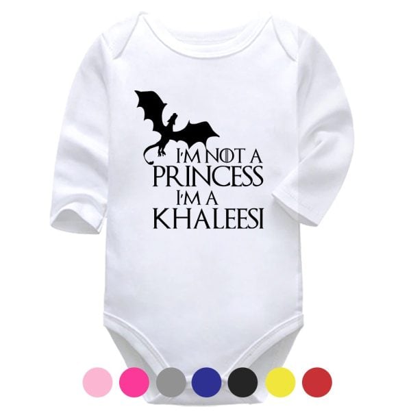 I'm Not A Princess, I'm A Khaleesi | GoT | Pop Culture Vest | Baby Vest Bodysuit Onesie