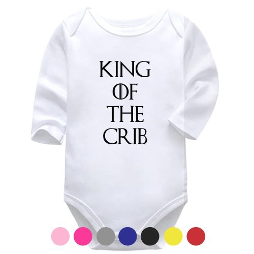 King Of The Crib | GoT | Pop Culture Vest | Baby Vest Bodysuit Onesie