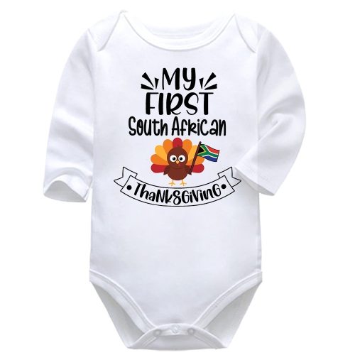 My First South African Thanksgiving | Thanksgiving | Holidays | Baby Vest Bodysuit Onesie