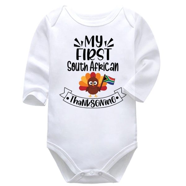 My First South African Thanksgiving | Thanksgiving | Holidays | Baby Vest Bodysuit Onesie
