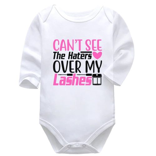 Can't See The Haters Over My Lashes | Make-up | Baby Vest Bodysuit Onesie |  Kids T-Shirt | Adult T-Shirt