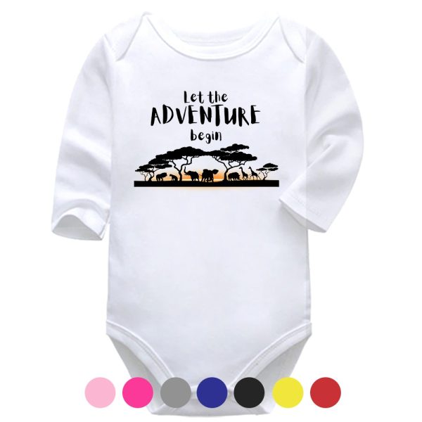 Let The Adventure Begin | Safari | South African Vest | Baby Vest Bodysuit Onesie