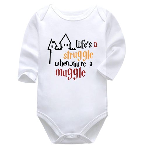 Life's a Struggle When You're a Muggle | Harry Potter | Baby Vest Bodysuit Onesie | Kids T-Shirt
