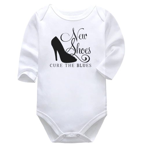 New Shoes Cure The Blues | Shopping | Baby Vest Bodysuit Onesie |  Kids T-Shirt | Adult T-Shirt