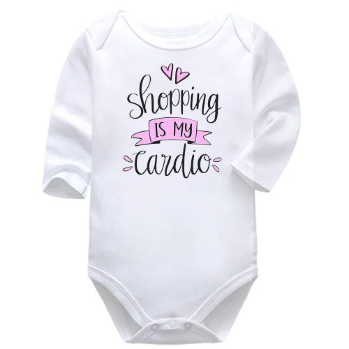 Shopping Is My Cardio | Shopping | Baby Vest Bodysuit Onesie |  Kids T-Shirt | Adult T-Shirt