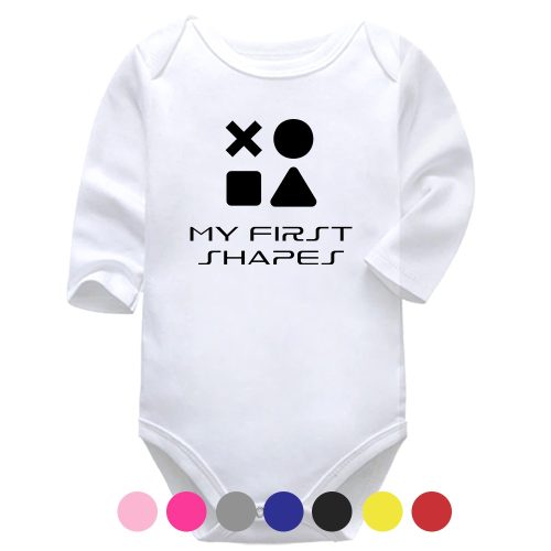 My First Shapes | Gaming Vest | Video Games | Baby Vest Bodysuit Onesie | Kids T-Shirt