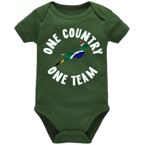 One Country One Team | Rugby | Sport Vest| Baby Vest Bodysuit Onesie
