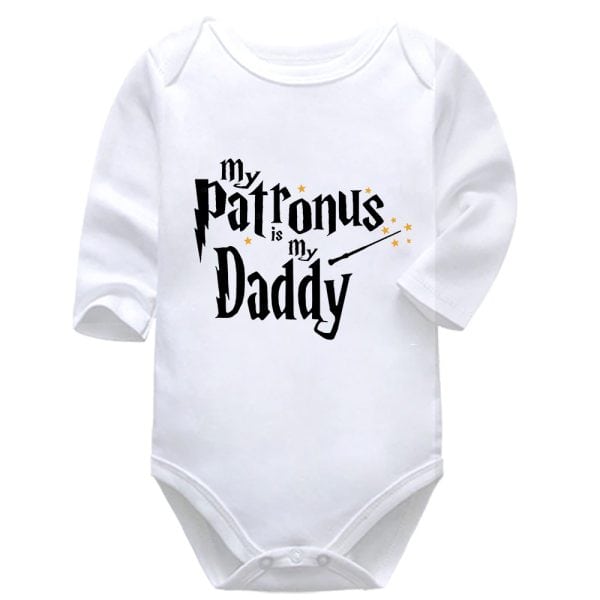 My Patronus Is My Daddy | Harry Potter | Baby Vest Bodysuit Onesie |  Kids T-Shirt
