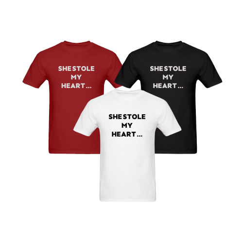 She Stole My Heart ... | Valentine's T-Shirt | Matching T-Shirts | Mens T-Shirt