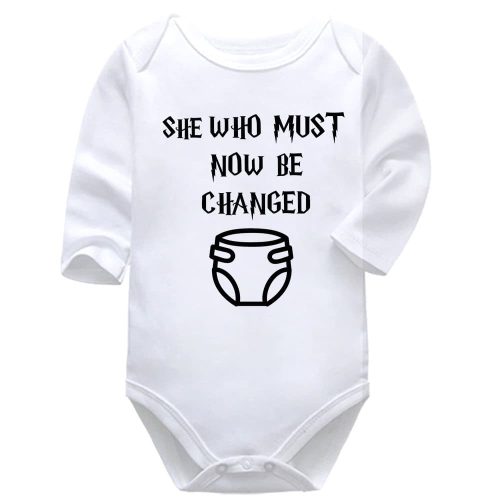 She Who Must Now Be Changed | Harry Potter | Baby Vest Bodysuit Onesie