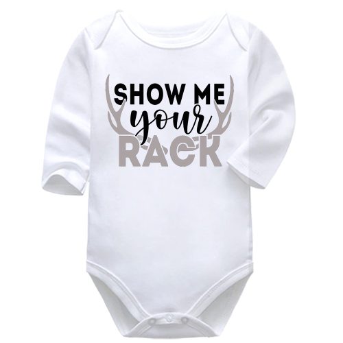 Show Me Your Rack | Hunting | Baby Vest Bodysuit Onesie |  Kids T-Shirt | Adult T-Shirt