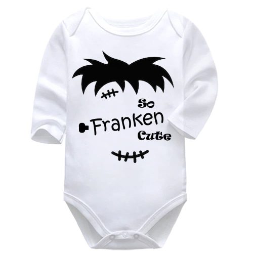 So Franken Cute | Halloween | Baby Vest Bodysuit Onesie |  Kids T-Shirt