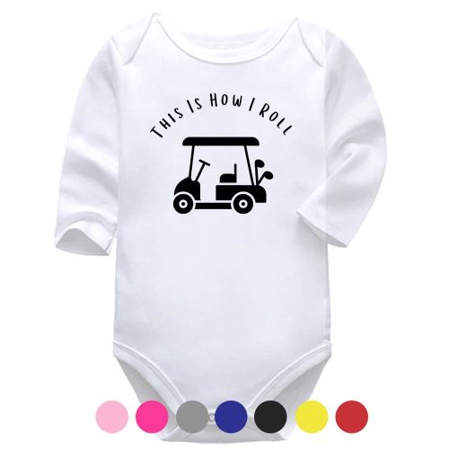 This Is How I Roll | Sport Vest | Golf | Baby Vest Bodysuit Onesie | Kids T-Shirt