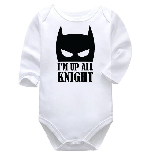 I'm Up All Knight | Batman | Halloween | Baby Vest Bodysuit Onesie
