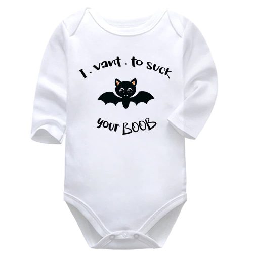I Vant To Suck Your Boob | Halloween | Baby Vest Bodysuit Onesie