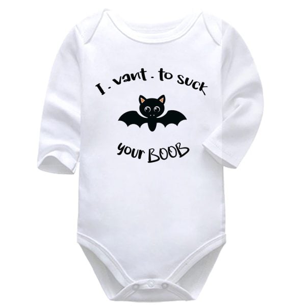 I Vant To Suck Your Boob | Halloween | Baby Vest Bodysuit Onesie
