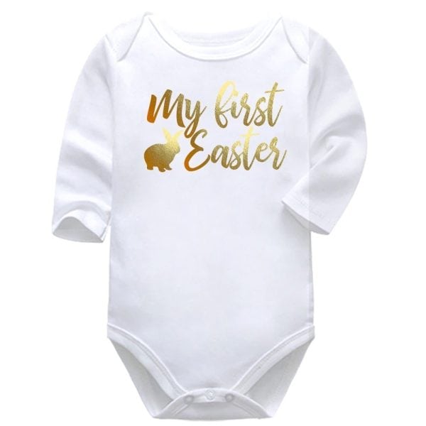 My First Easter Golden Bunny | Easter | Baby Vest Bodysuit Onesie
