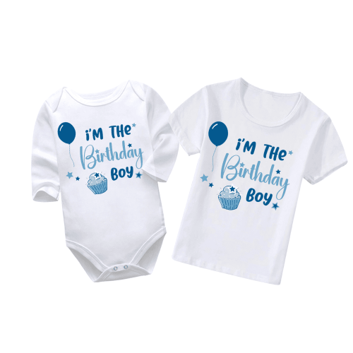 I'm The Birthday Boy | Birthday Vest | Happy Birthday | Baby Vest Bodysuit Onesie | Kids T-Shirts