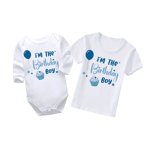 I'm The Birthday Boy | Birthday Vest | Happy Birthday | Baby Vest Bodysuit Onesie | Kids T-Shirts