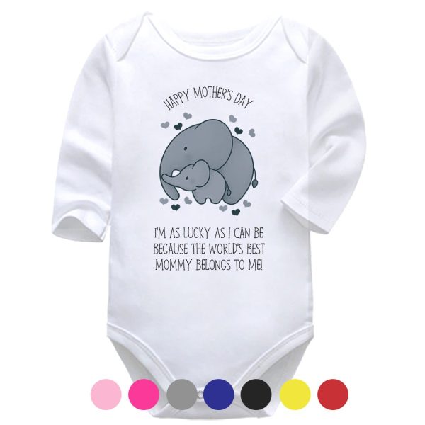 World's Best Mommy | Mother's Day Vest | Baby Vest Bodysuit Onesie