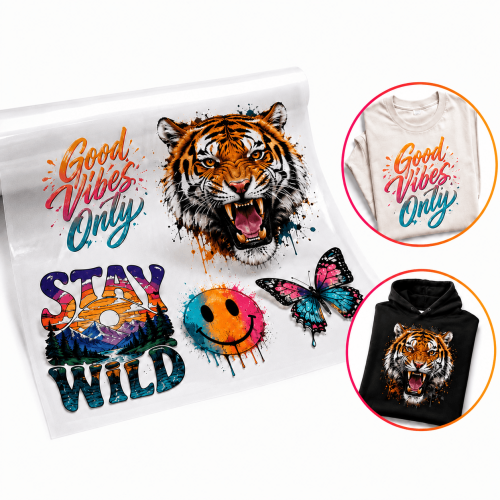 Custom DTF Garment Transfers Ready to Press