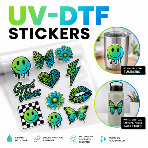 Custom UV-DTF Sticker Sheets