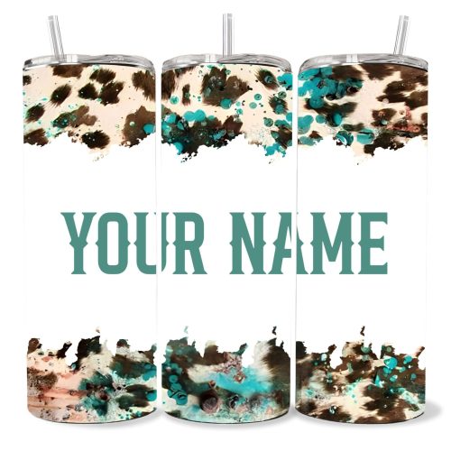 Custom Name Cowgirl | Double Wall Stainless Steel Thermal Travel Mug | 900ML Size